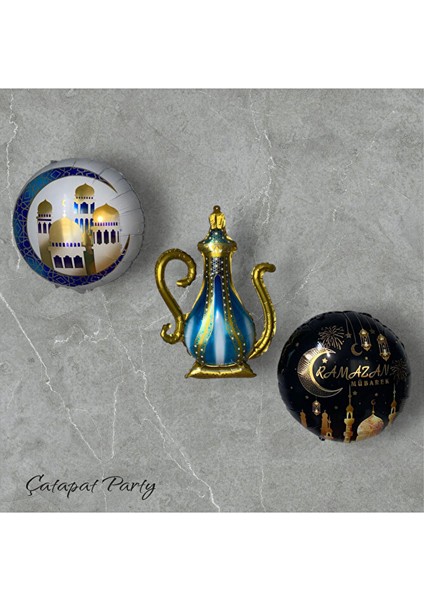 Hoşgeldin Ya Şehri Ramazan Temalı Folyo Balon Seti - 3 Adet 45 ' Er cm indirimleri