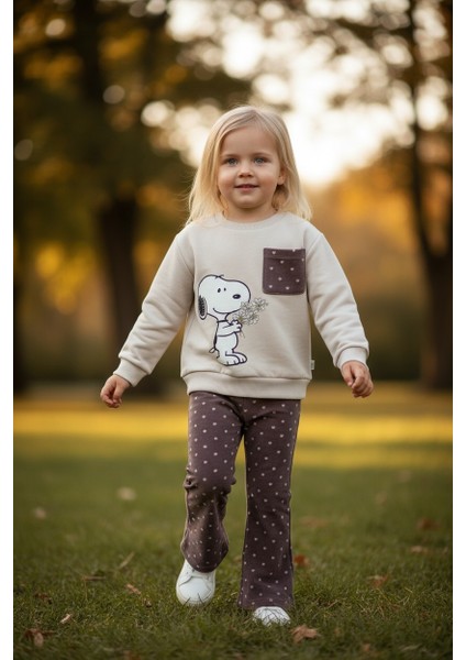 Çiçekli Kadife Taytlı Kışlık Çocuk Taytlı Takım fiyatları