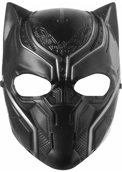 Black Panther Süper Kahraman Maskesi – Çocuk Kostüm Aksesuarı - (4-10 Yaş) indirimleri