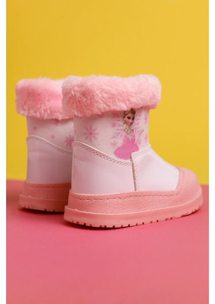 Elea Pembe Çizgi Karakter Baskılı Içi Kürklü Bebe Bot indirimleri