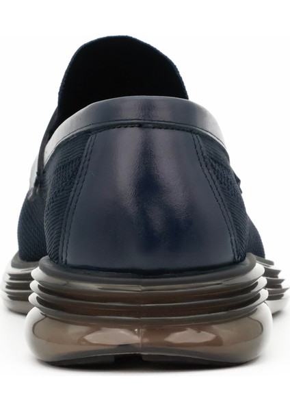 Triko Örme Lacivert Loafer Erkek Ayakkabı Eva/tpu Taban - 3550 fırsatları