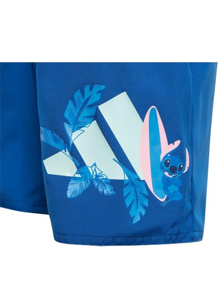 Unisex Çocuk Mavi Deniz Şortu AD DY LS SH JF8441