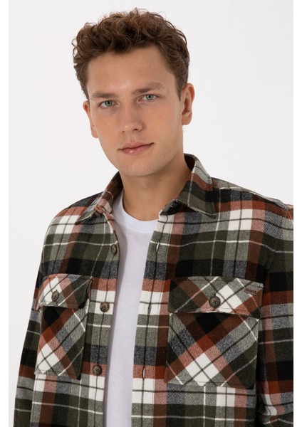 Erkek Bakır Gömlek Desenli 50308564-VR182 fiyatları