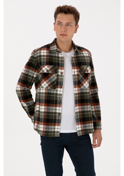 Erkek Bakır Gömlek Desenli 50308564-VR182 modelleri