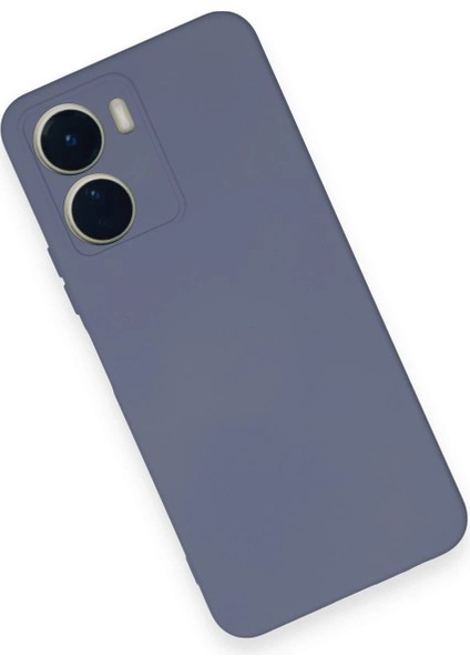 CPT16 Vivo Y16 Kılıf Nano Içi Kadife Silikon - Gri modelleri