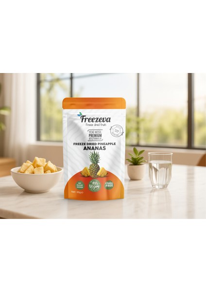 Dondurularak Kurutulmuş Ananas 20 gr – Freeze Dried Ananas - Ananas Kuru Meyve Cipsi modelleri