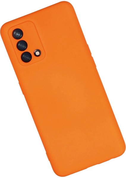 CPT16 Oppo A74 4g Kılıf Nano Içi Kadife Silikon - Turuncu fiyatları