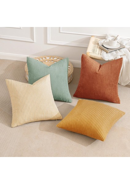 Kırlent Kılıfları 40X40 cm 4'lü Set Modern Dekoratif Kırlent Kılıfları Yumuşak Kadife Ev Dekorasyonu fiyatları