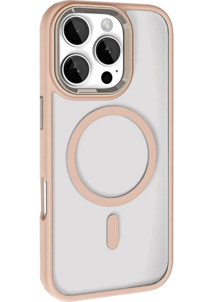 CPT16 Apple iPhone 16 Pro Max Terea Magsafe Kapak - Gold modelleri