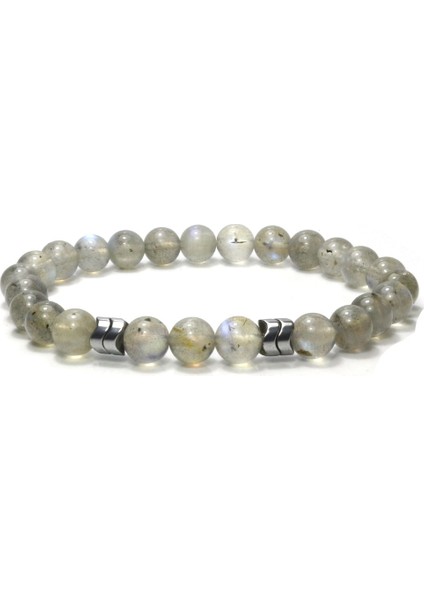 Labradorit & Hematit Detaylı Doğal Taş Bileklik fiyatları