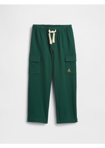 Erkek Bebek Koyu Yeşil Mix & Match Kargo Eşofman Altı