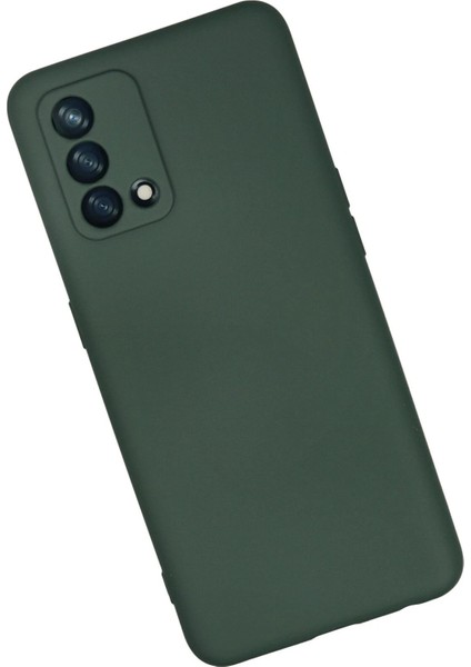 CPT16 Oppo A74 4g Kılıf Nano Içi Kadife Silikon - Koyu Yeşil fiyatları