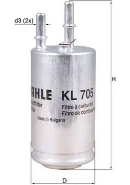 KL705 Yakit Filtresi 30792046 31261044 31264940