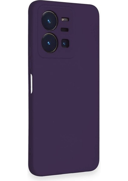 CPT16 Vivo Y35 Kılıf Nano Içi Kadife Silikon - Mor fiyatları