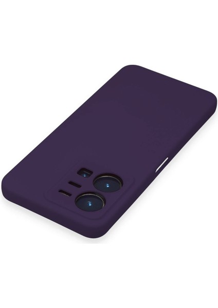 CPT16 Vivo Y35 Kılıf Nano Içi Kadife Silikon - Mor fırsatları