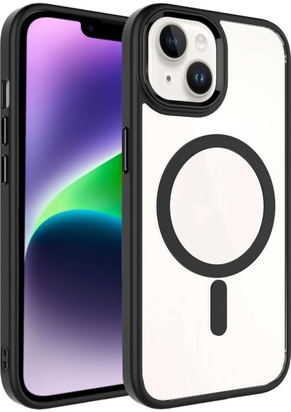 CPT16 Apple iPhone 14 Terea Magsafe Kapak - Siyah