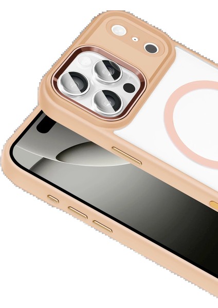 CPT16 Apple iPhone 17 Pro Max Terea Magsafe Kapak - Pembe fiyatları