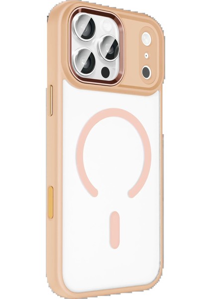 CPT16 Apple iPhone 17 Pro Max Terea Magsafe Kapak - Pembe modelleri