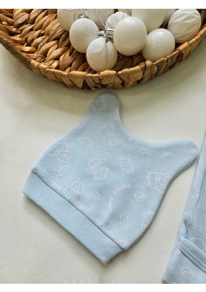 %100 Pamuklu 0-3 Ay Yenidoğan Bebek Hastane Çıkışı 3lü Set fırsatları