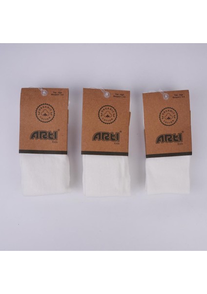 Nihle Kız Külotlu Çorap - Krem