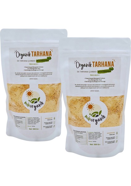 Organik Bol Sebzeli Tarhana 2'li Paket (2X500 Gr)