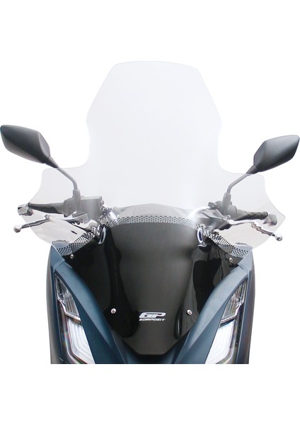 Honda Pcx 125 / 150 2021-2024 Uyumlu Elcikli Ön Cam Şeffaf 78 cm fiyatları