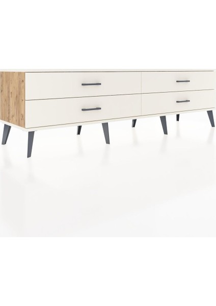 Hyperion Tv Ünitesi 4 Çekmeceli 176X44X51 Çam-Aytaşı/aytaşı fiyatları