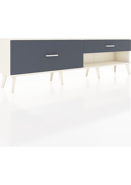 Arges Tv Ünitesi 2 Çekmeceli 176X30X51 Aytaşı-Aytaşı/antrasit fiyatları