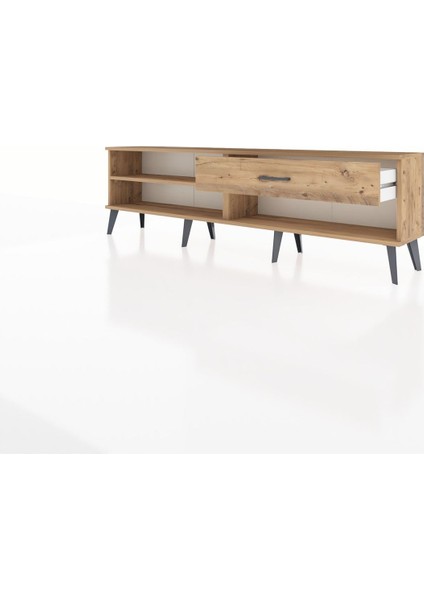 Arges Tv Ünitesi Tek Raflı Tek Çekmeceli 176X30X51 Çam-Çam/çam modelleri