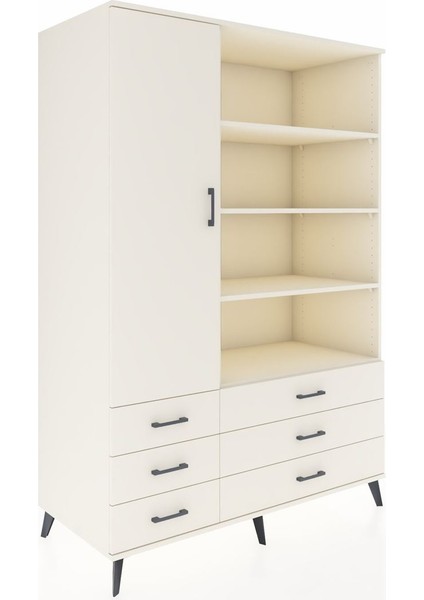 Kronos Dolap 8 Raflı 6 Çekmeceli Tek Kapaklı 132X59X195 Aytaşı-Aytaşı/aytaşı fiyatları
