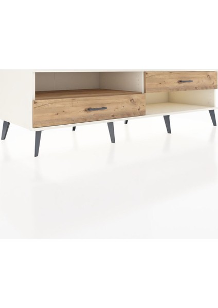 Kronos Tv Ünitesi Tek Raflı 2 Çekmeceli 176X59X51 Aytaşı-Çam/çam fiyatları