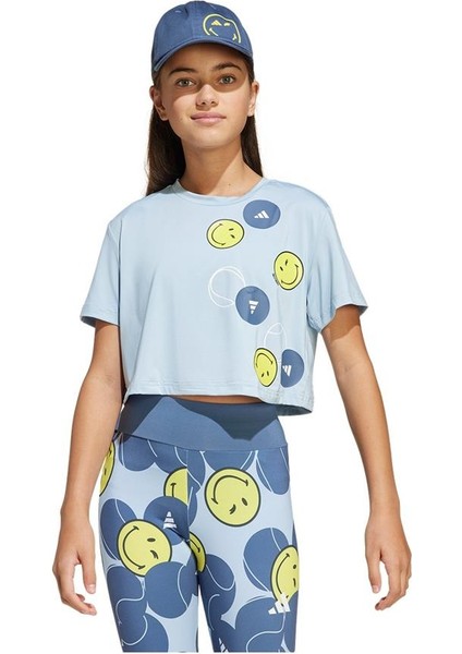 Unisex Çocuk Mavi T-Shirt G SMI TEE JJ3079