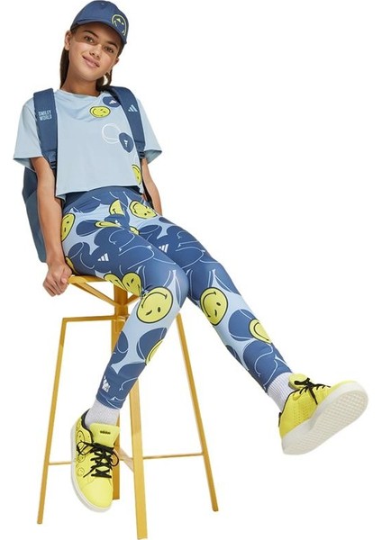 Unisex Çocuk Mavi T-Shirt G SMI TEE JJ3079