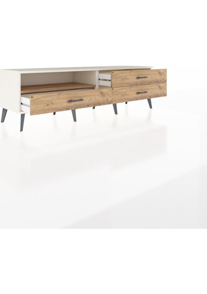 Hyperion Tv Ünitesi Tek Raflı 3 Çekmeceli 176X44X51 Aytaşı-Çam/çam indirimleri