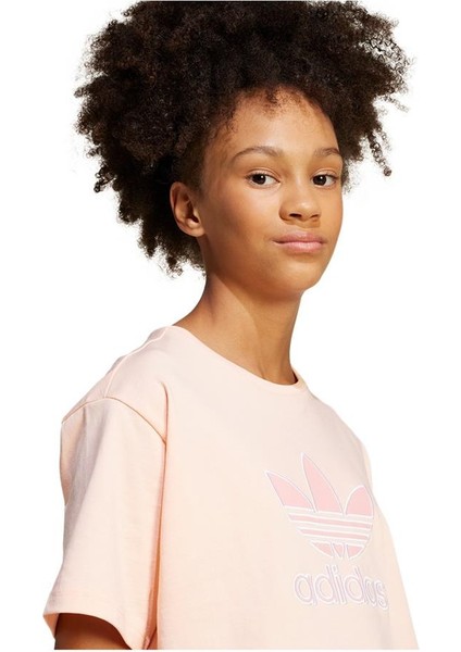 Originals JC9138 Big Logo Execution Kids Oversize Crop Tişört