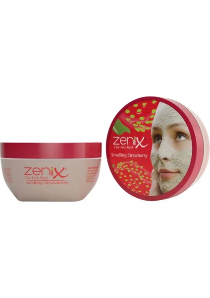 Zenix Çilekli Killi Yüz Maskesi 350 ml