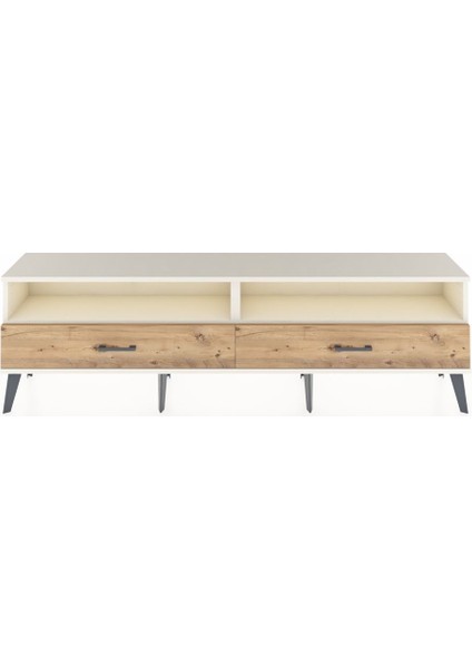 Arges Tv Ünitesi 2 Raflı 2 Çekmeceli 176X30X51 Aytaşı-Aytaşı/çam