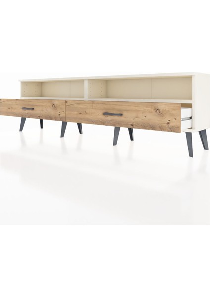Arges Tv Ünitesi 2 Raflı 2 Çekmeceli 176X30X51 Aytaşı-Aytaşı/çam fırsatları