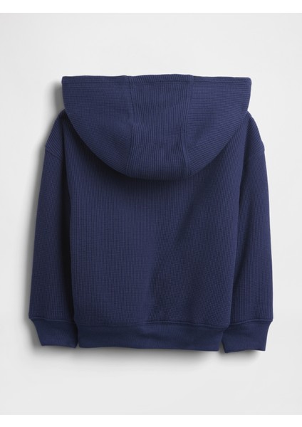 Erkek Bebek Lacivert Sherpa Astarlı Termal Fermuarlı Sweatshirt fiyatları