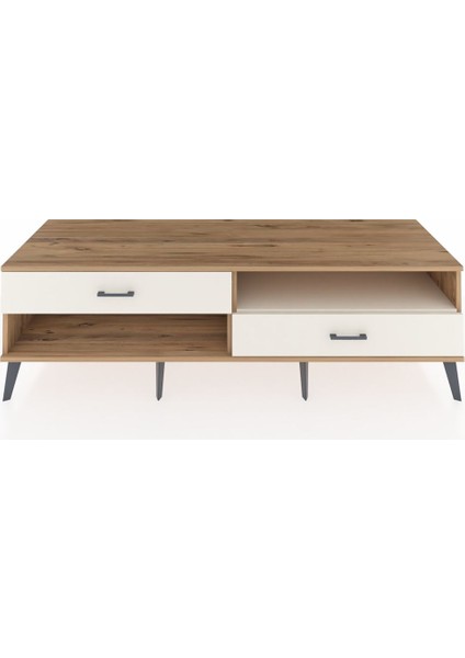 Kronos Tv Ünitesi Tek Raflı 2 Çekmeceli 176X59X51 Çam-Aytaşı/aytaşı