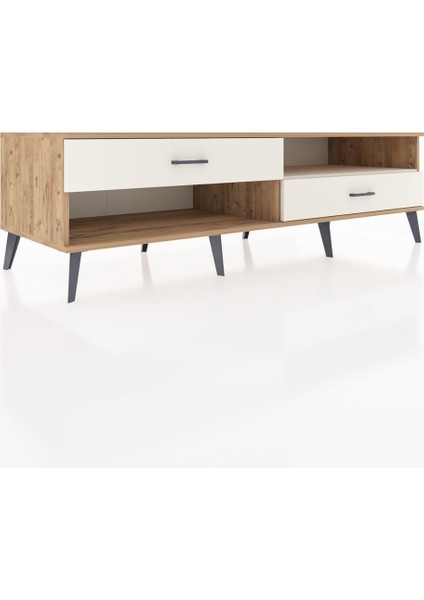 Kronos Tv Ünitesi Tek Raflı 2 Çekmeceli 176X59X51 Çam-Aytaşı/aytaşı fiyatları