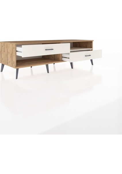 Kronos Tv Ünitesi Tek Raflı 2 Çekmeceli 176X59X51 Çam-Aytaşı/aytaşı indirimleri