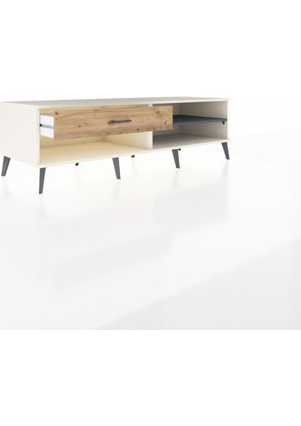 Kronos Tv Ünitesi Tek Raflı Tek Çekmeceli 176X59X51 Aytaşı-Antrasit/çam indirimleri