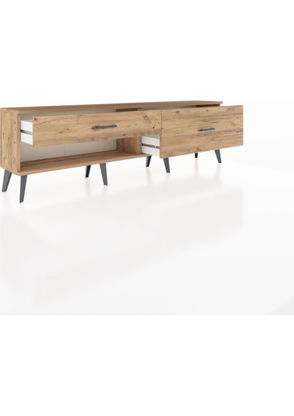Arges Tv Ünitesi 2 Çekmeceli 176X30X51 Çam-Çam/çam indirimleri