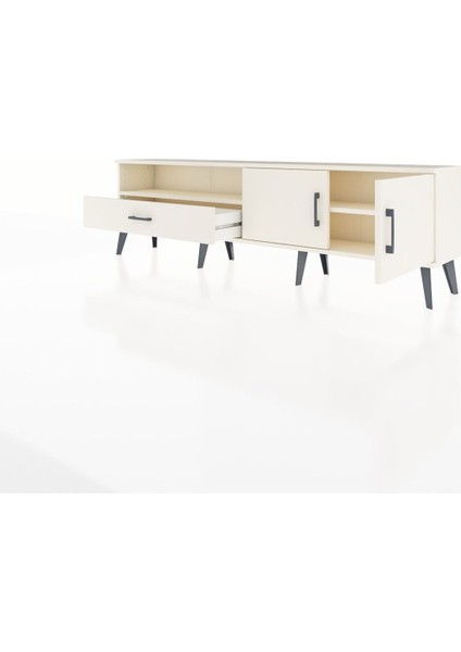 Arges Tv Ünitesi 2 Raflı Tek Çekmeceli 2 Kapaklı 176X30X51 Aytaşı-Aytaşı/aytaşı modelleri