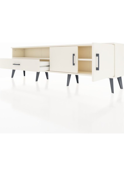 Arges Tv Ünitesi 2 Raflı Tek Çekmeceli 2 Kapaklı 176X30X51 Aytaşı-Aytaşı/aytaşı fırsatları