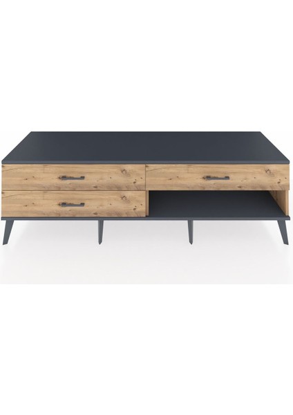 Kronos Tv Ünitesi 3 Çekmeceli 176X59X51 Çam-Antrasit/çam