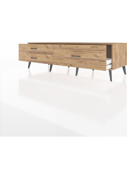 Kronos Tv Ünitesi 3 Çekmeceli 176X59X51 Çam-Çam/çam modelleri