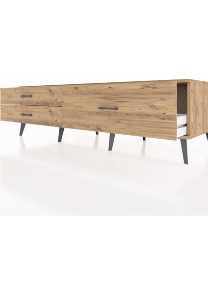 Kronos Tv Ünitesi 3 Çekmeceli 176X59X51 Çam-Çam/çam fırsatları