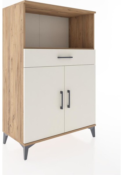 Hyperion Dolap 2 Raflı Tek Çekmeceli 2 Kapaklı 88X44X134 Çam-Aytaşı fiyatları